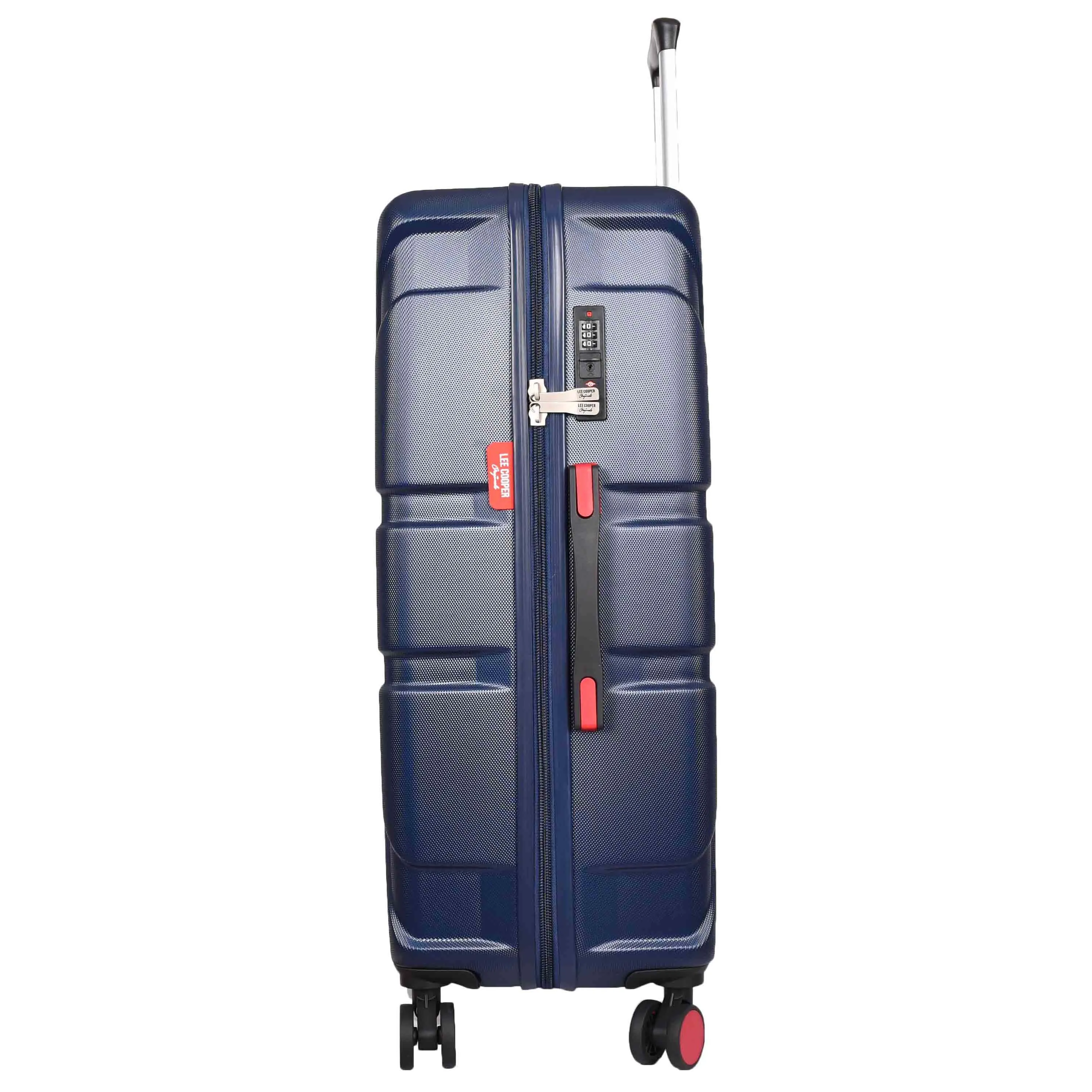 4 Wheel Spinner TSA Hard Travel Luggage Union Jack Navy