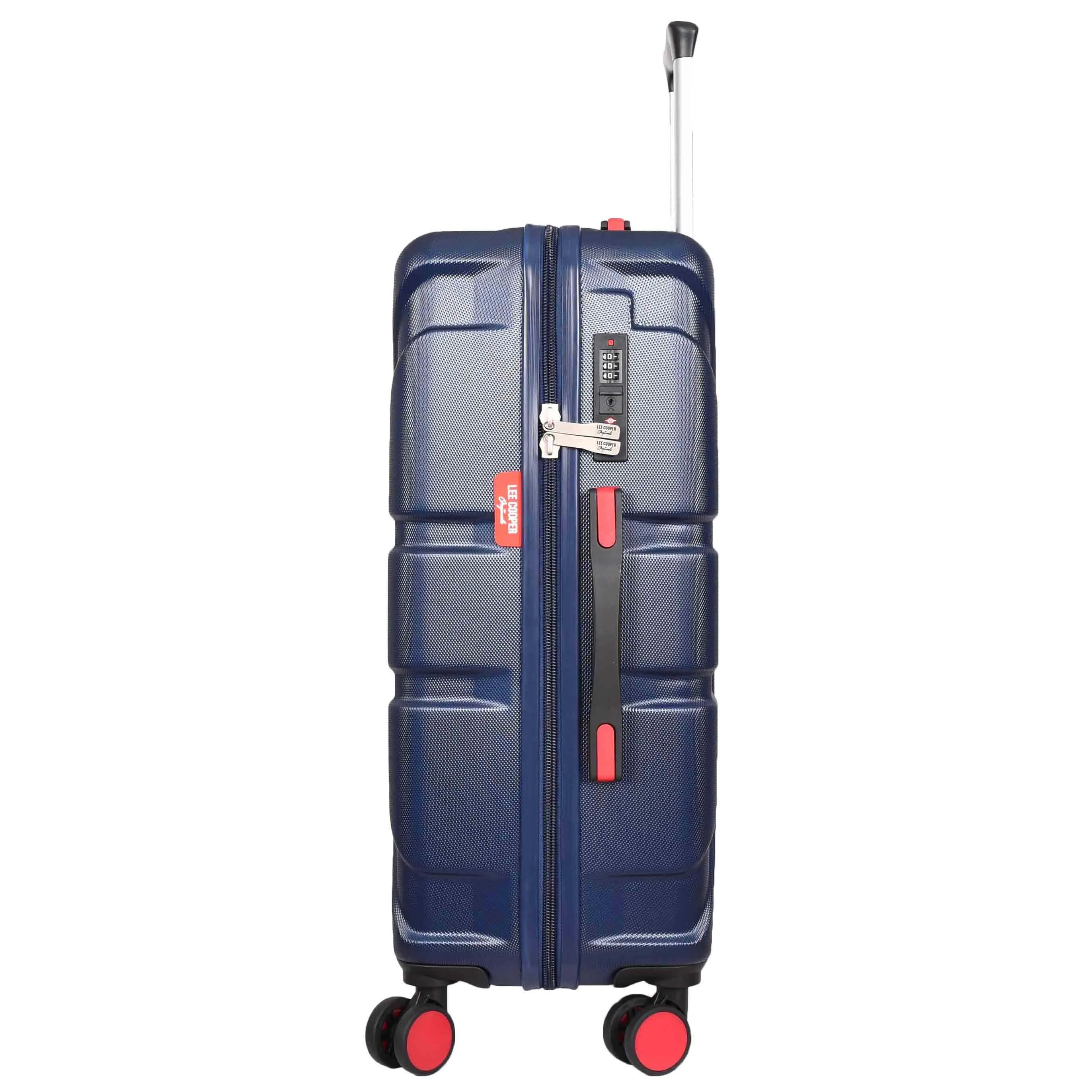 4 Wheel Spinner TSA Hard Travel Luggage Union Jack Navy