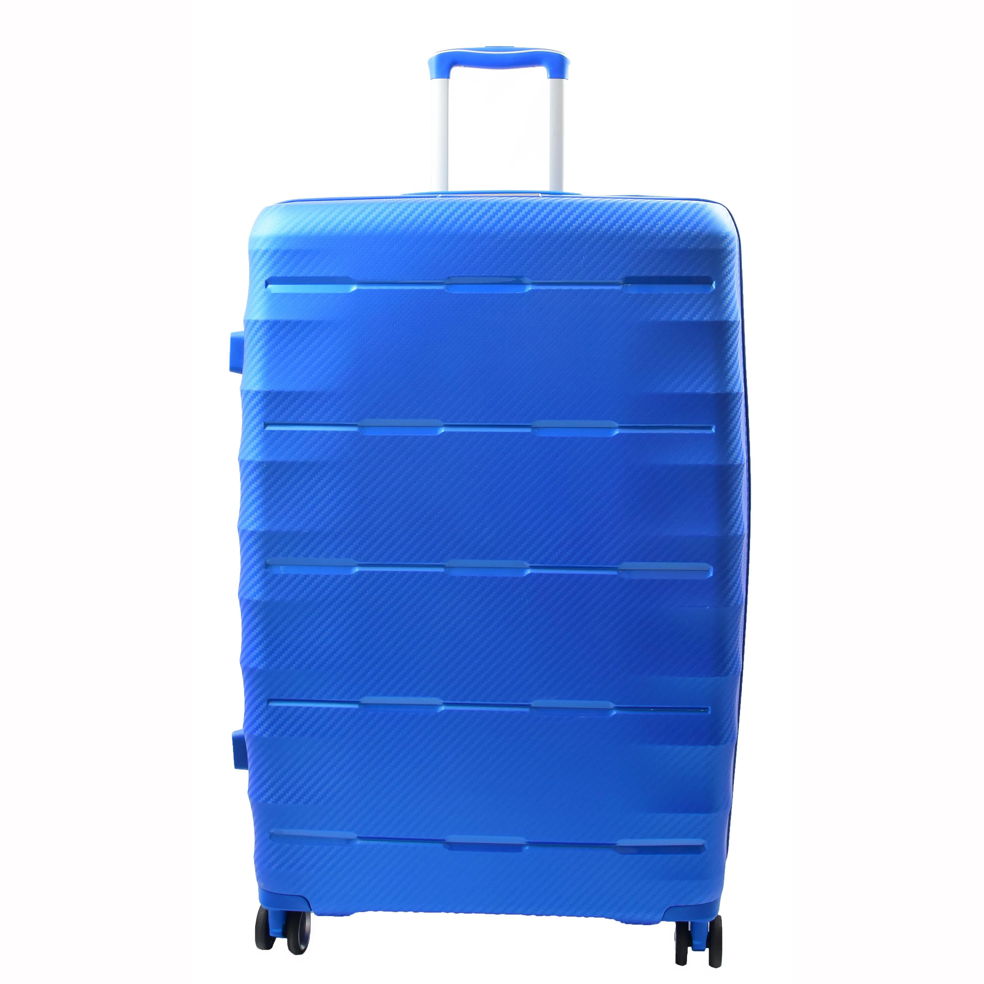 8 Wheeled Expandable ABS Luggage Miyazaki Blue