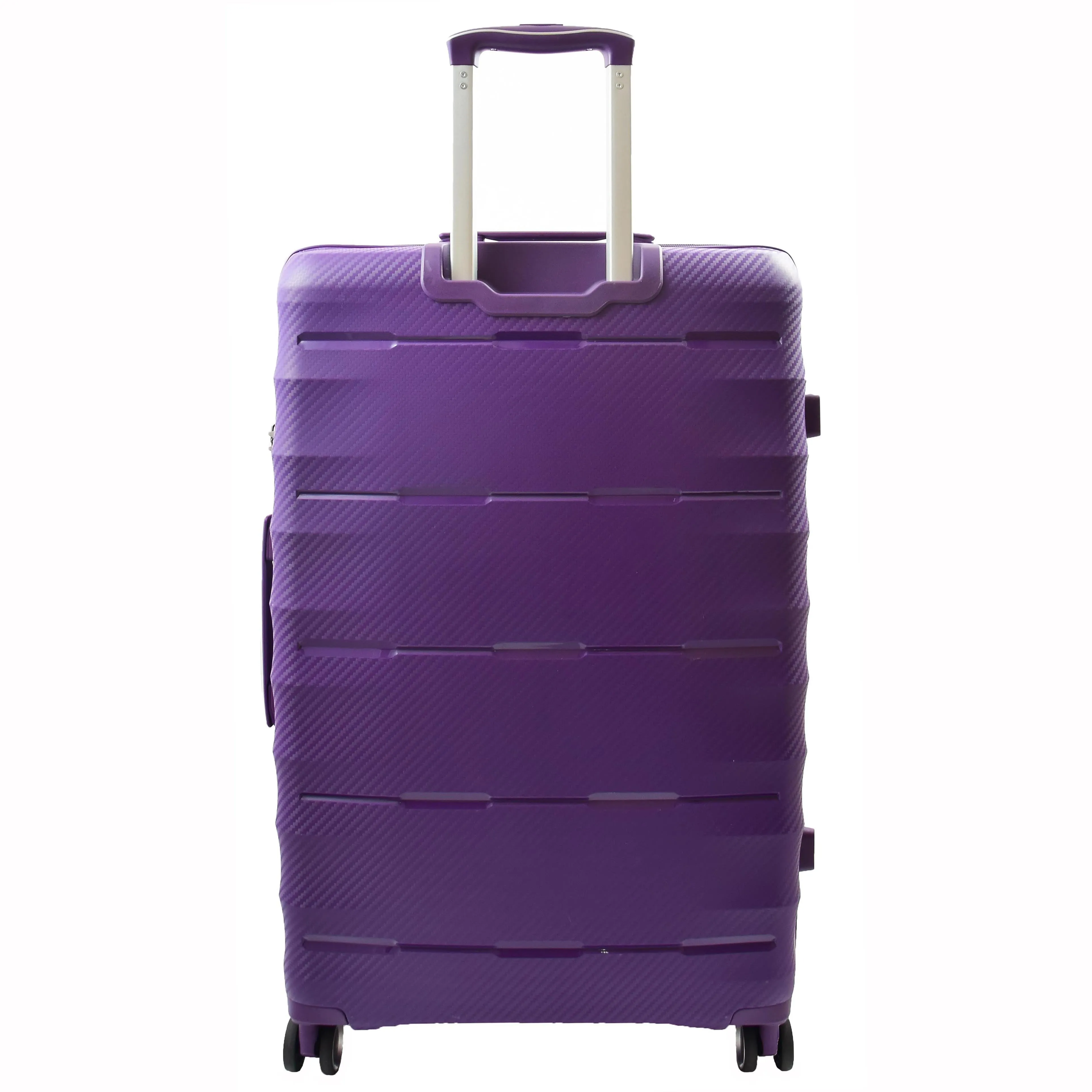 8 Wheeled Expandable ABS Luggage Miyazaki Purple