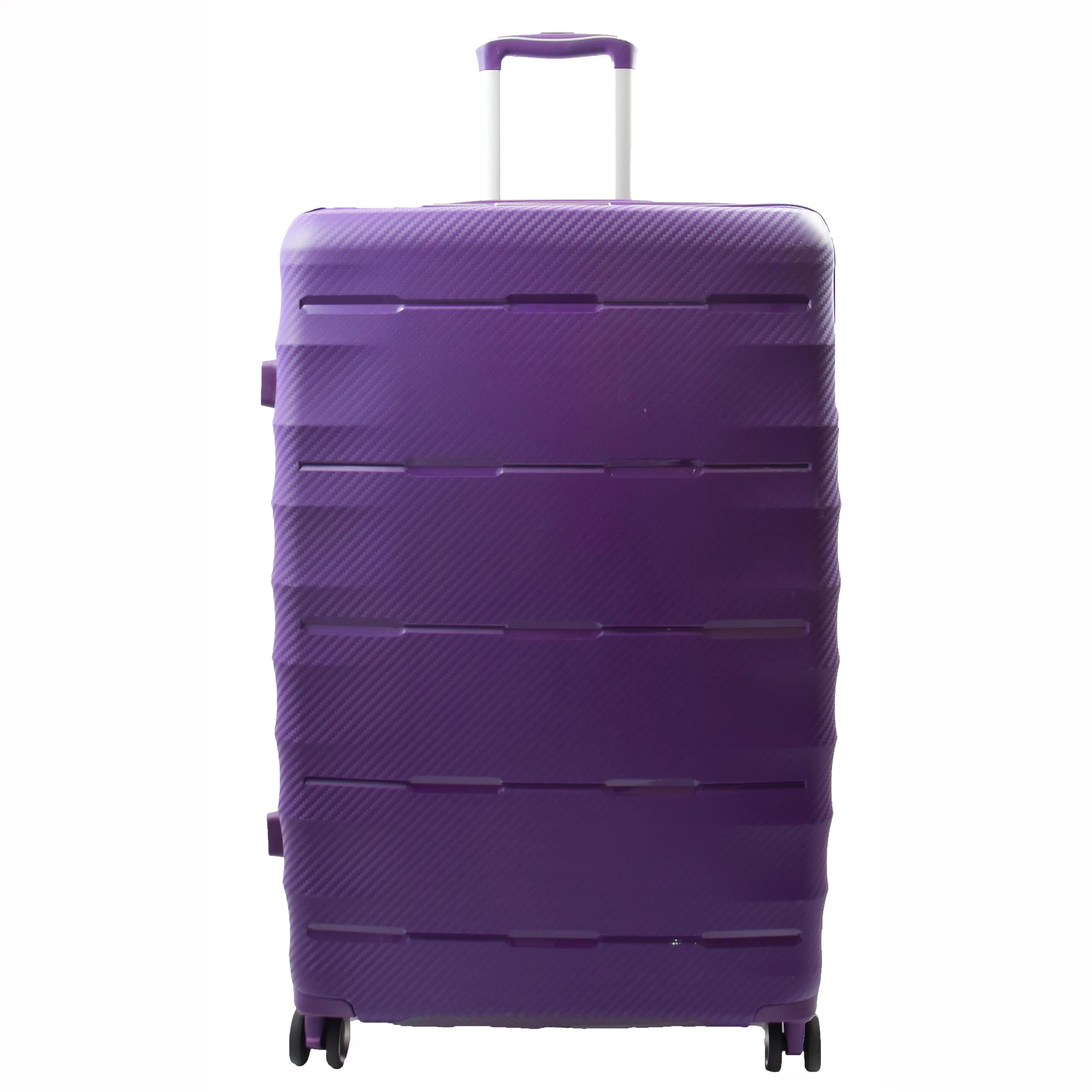 8 Wheeled Expandable ABS Luggage Miyazaki Purple