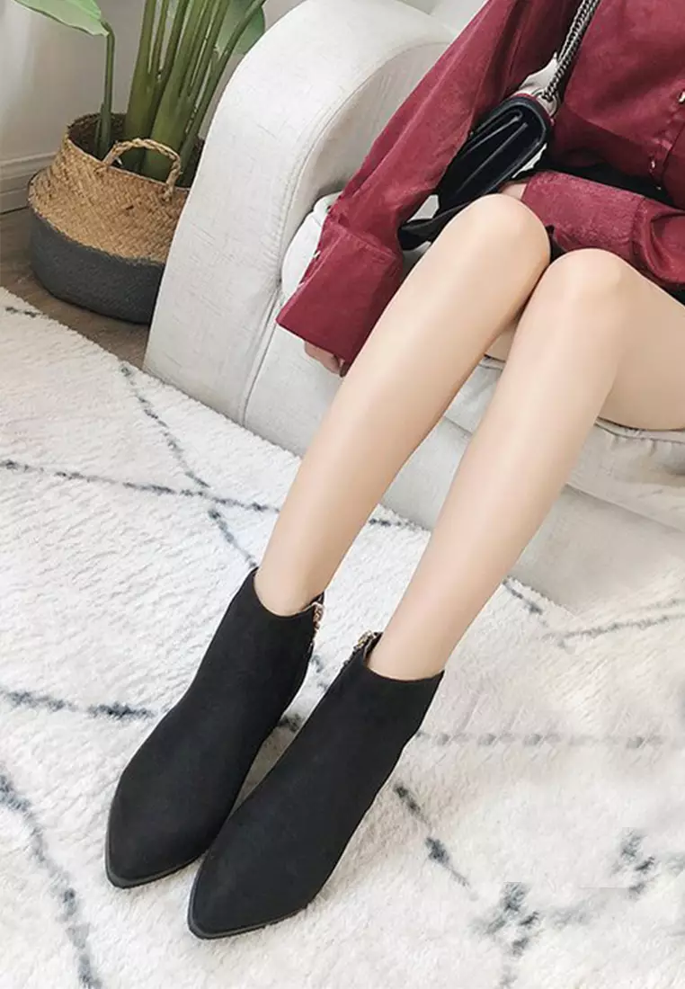 Basic Pointy Ankle Boots VB9336