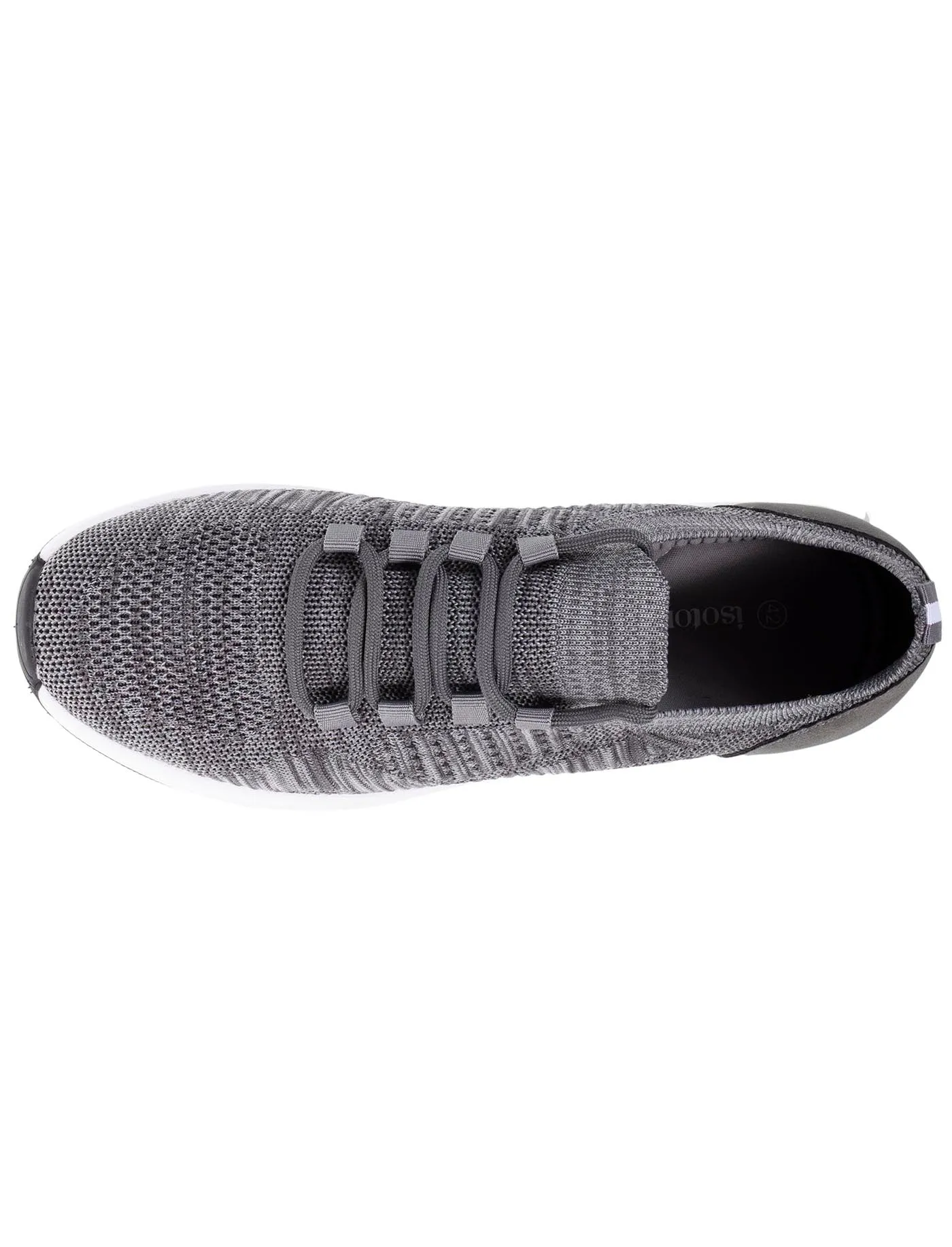 Baskets Confort Homme slip-on à lacets Gris