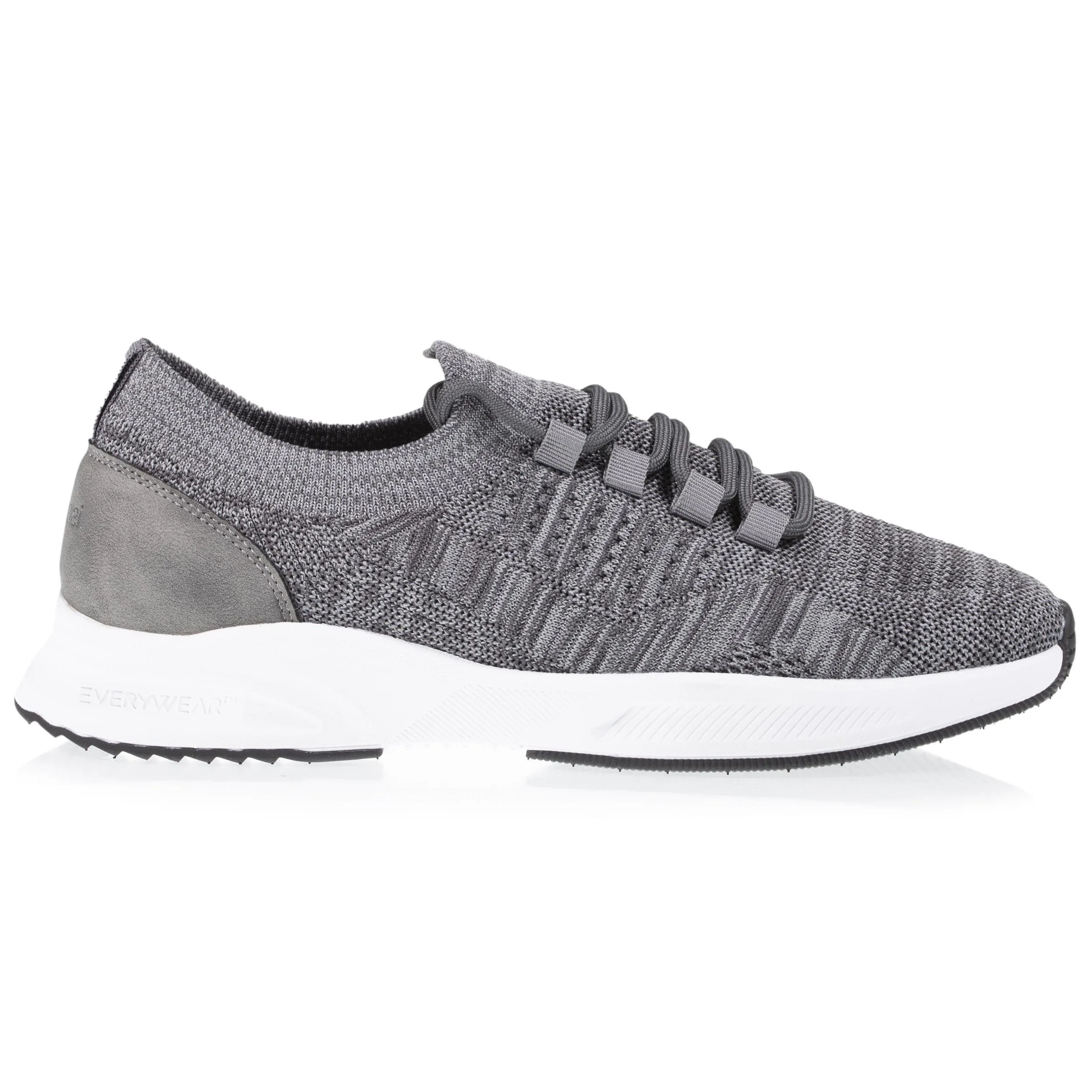 Baskets Confort Homme slip-on à lacets Gris