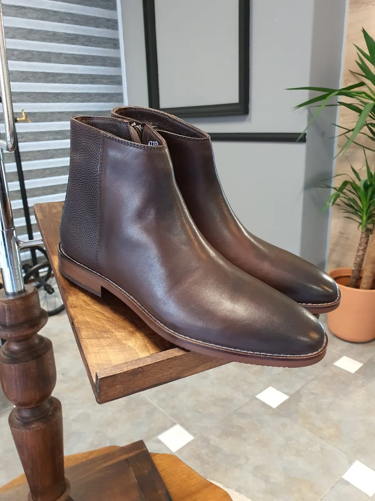 Bojo Clemson Brown Ankle Boots