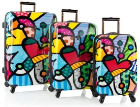 Britto by Heys 3-Piece Luggage Set - Butterfly Love 