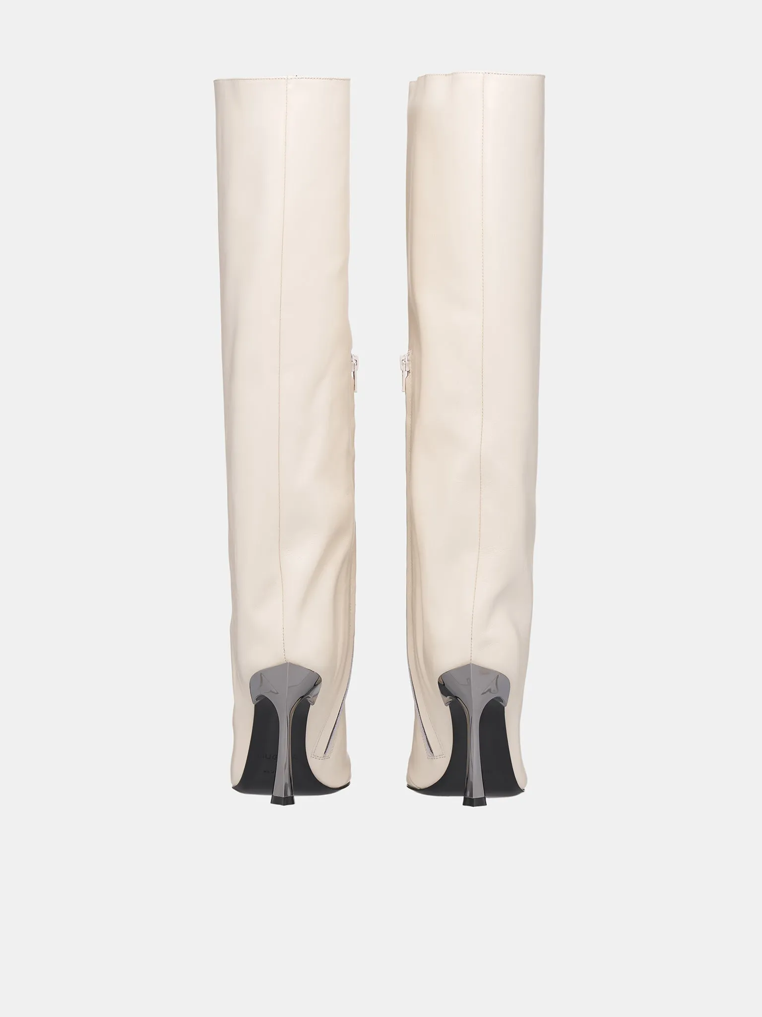 Brushed Calf Knee High Boots (SC053-CL055-IVORY)