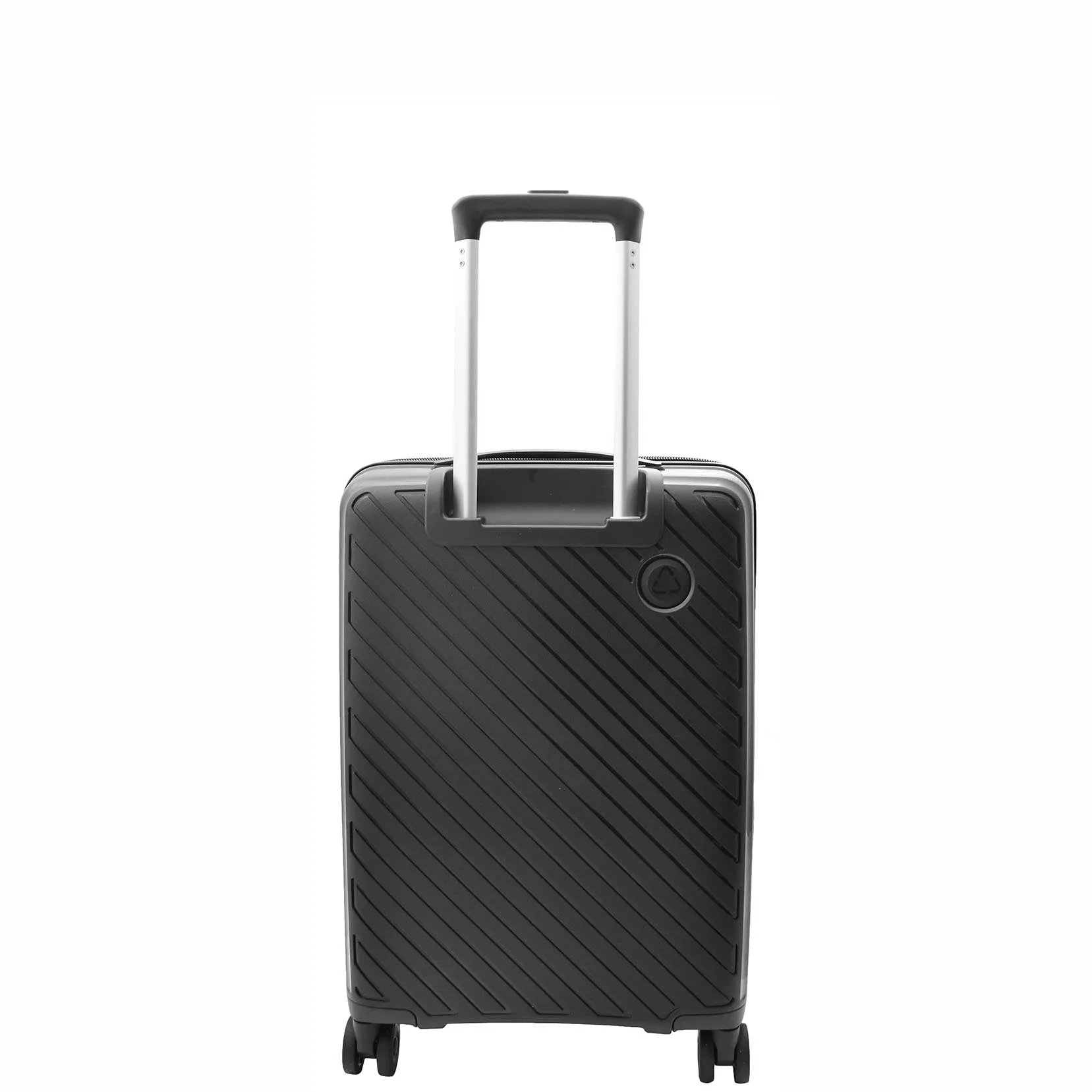 Cabin Size Suitcase Hard Shell Wheeled Luggage TOURER Black