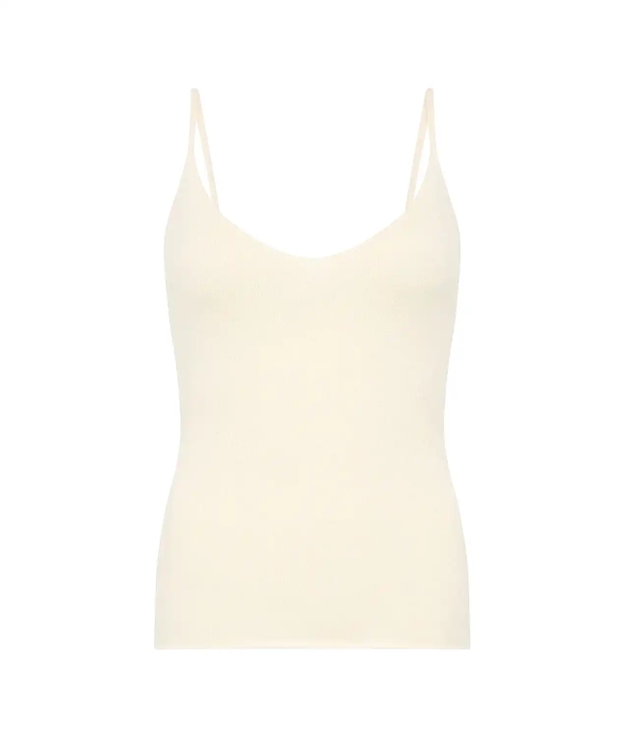 CASHMERE KNIT CAMI- NATURAL