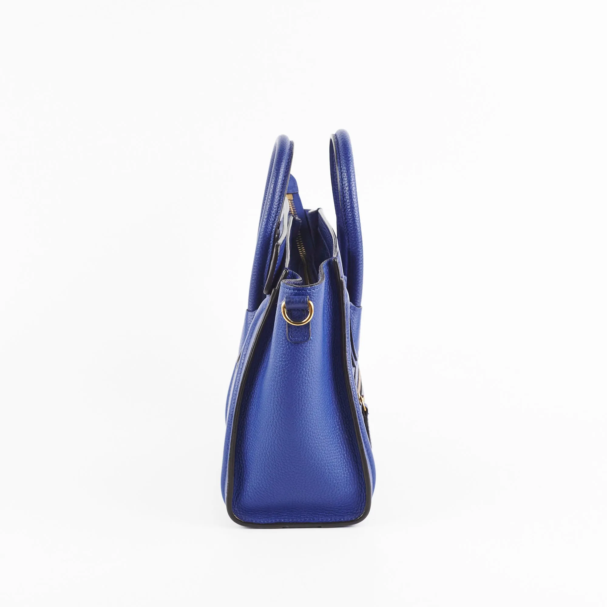 Celine Nano Luggage Blue Bag