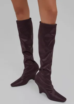 Christopher Esber Avery Knee High Boots - Mahogany