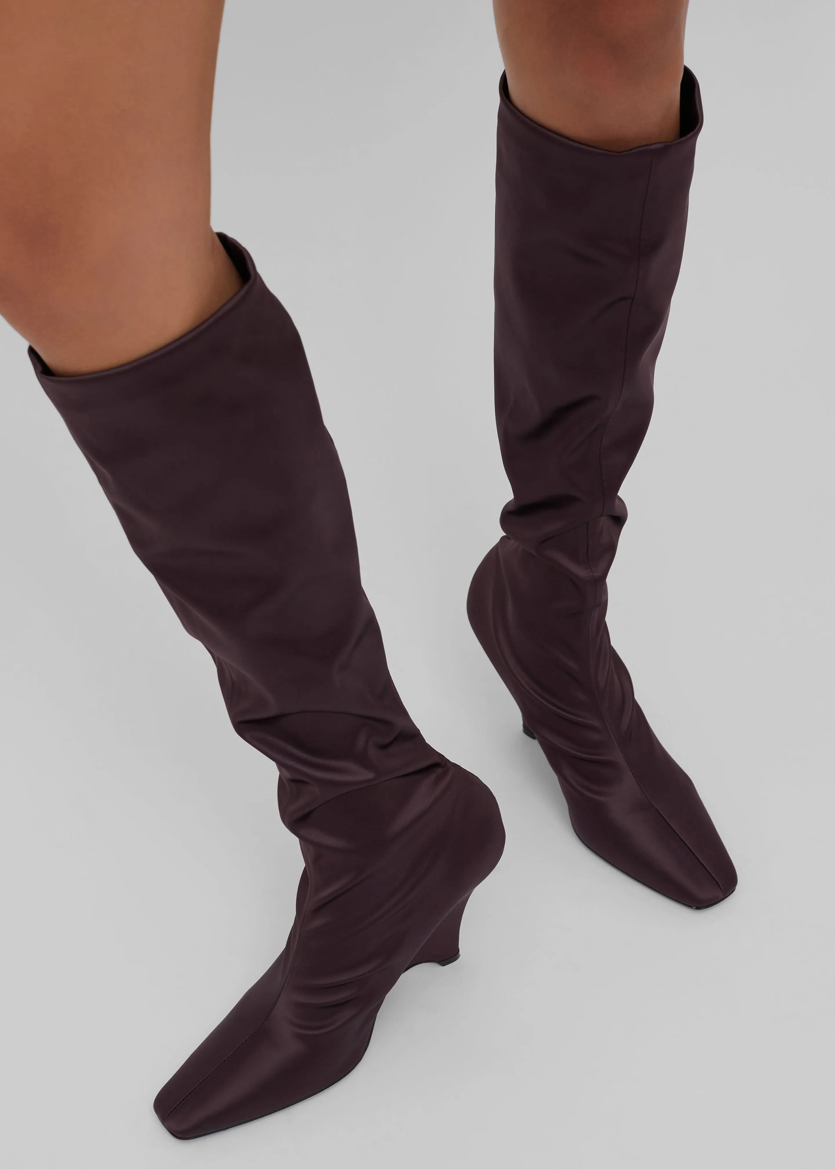 Christopher Esber Avery Knee High Boots - Mahogany