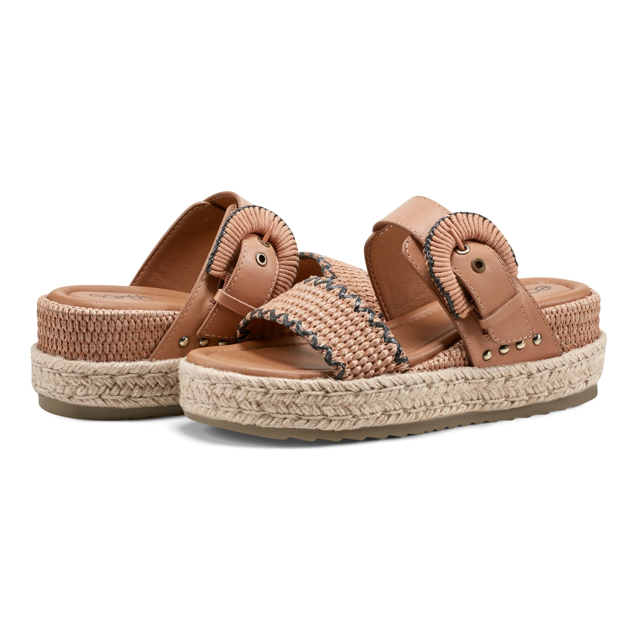 Colla Platform Wedge Slip-On Sandals