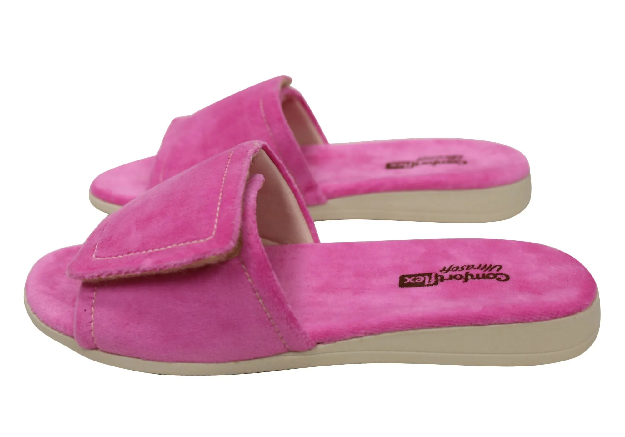 Comfortflex Relax Relaxo Womens Open Toe Slippers Made In Brazil