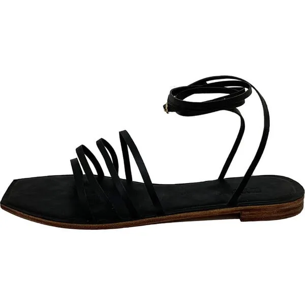 D'Arçé Sandals Women's Francisco Sandal, Black