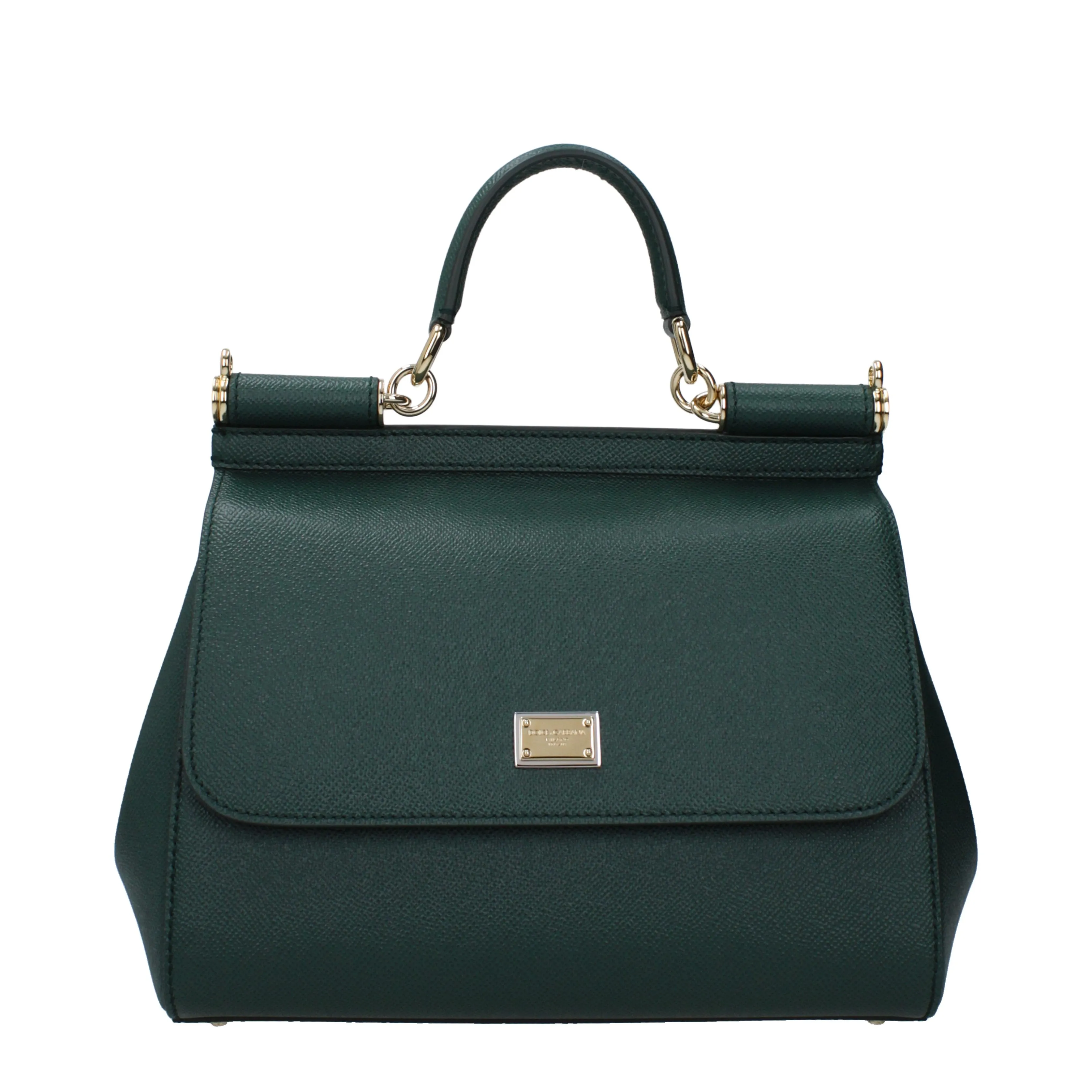 Dolce&Gabbana Handbags Sicily large Women's Leather Green/Lake