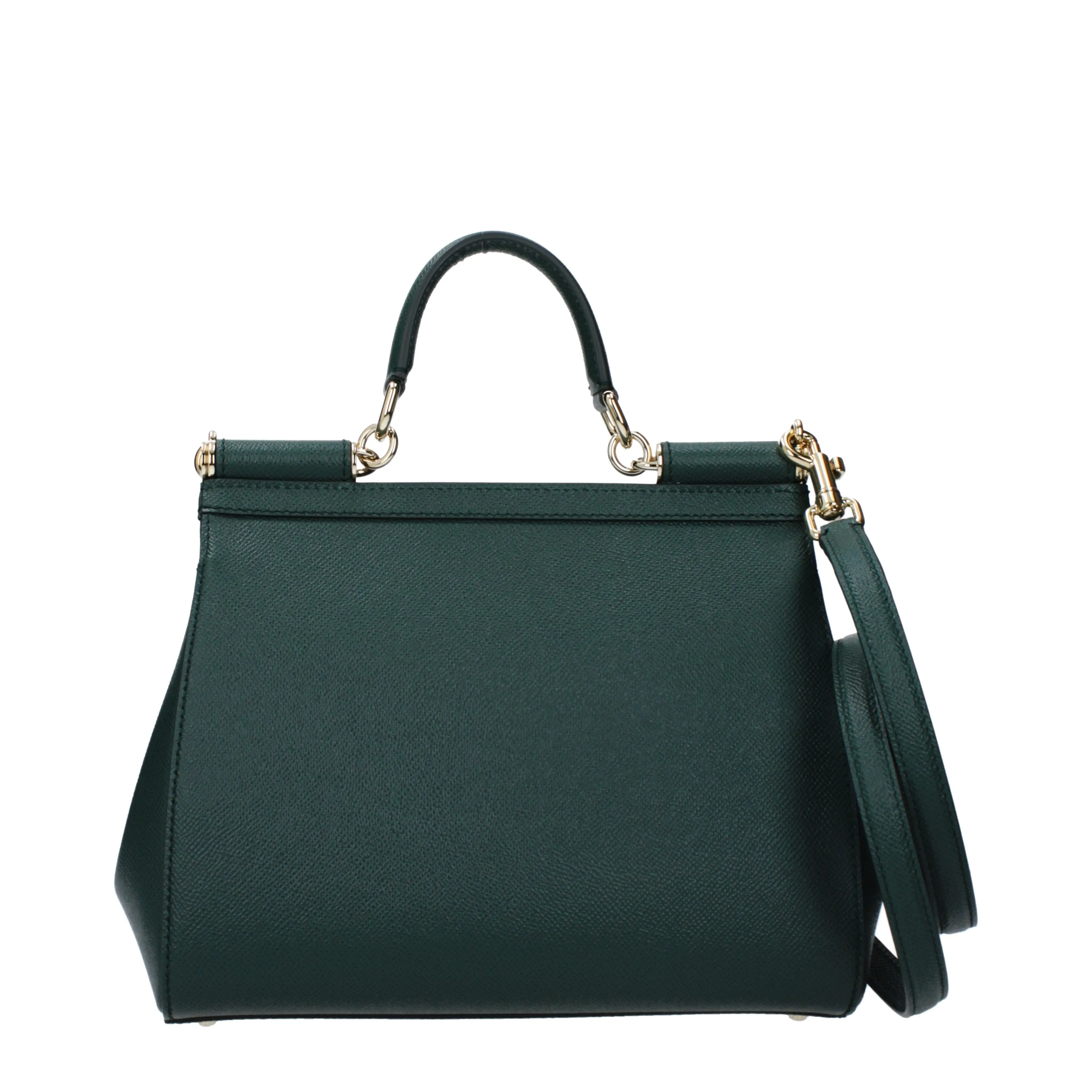 Dolce&Gabbana Handbags Sicily large Women's Leather Green/Lake