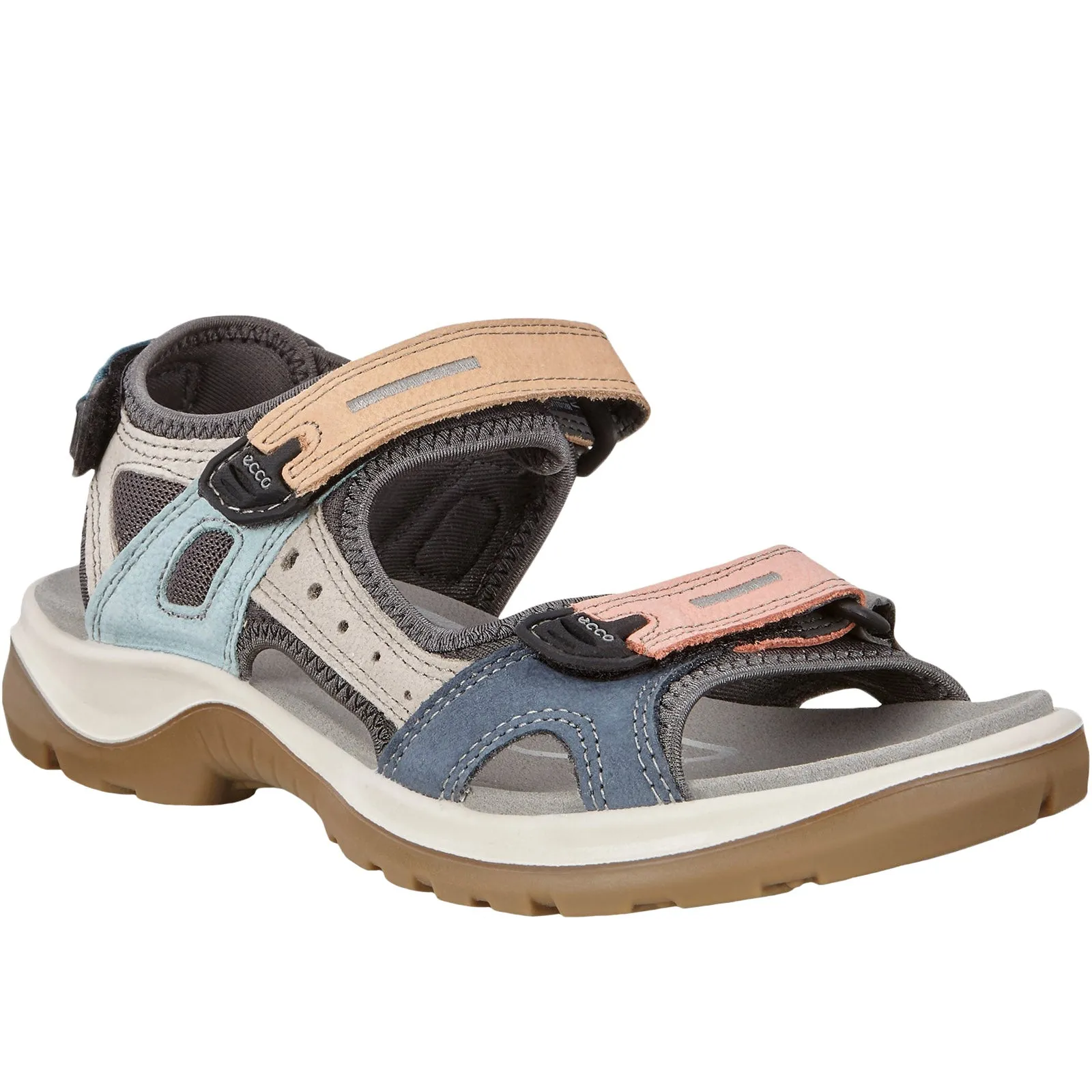 ECCO Womens Offroad Nubuck Outdoor Walking Sandals