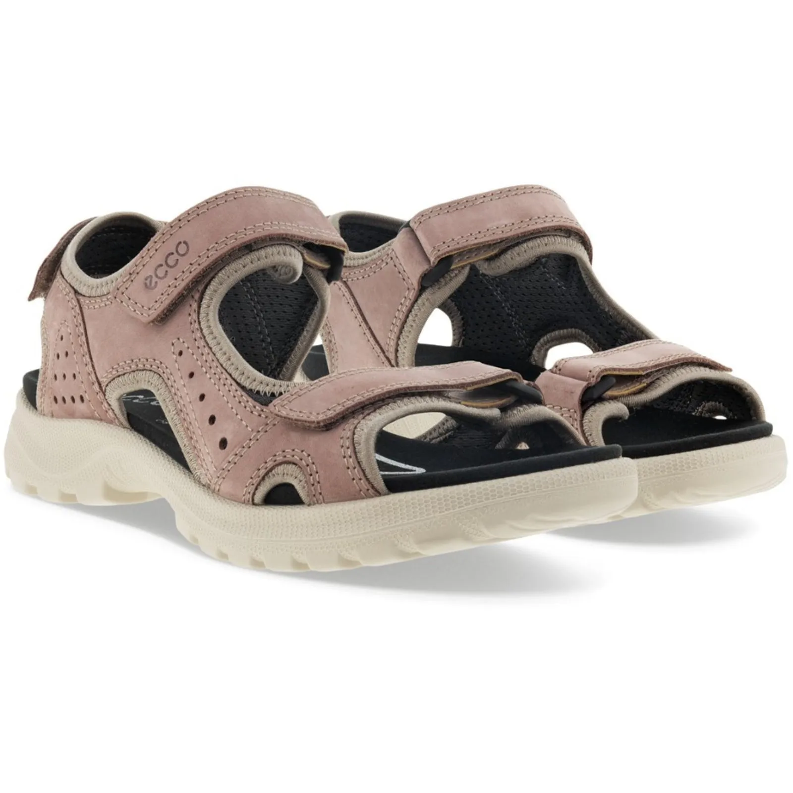 ECCO Womens Onroads Leather Walking Sandals