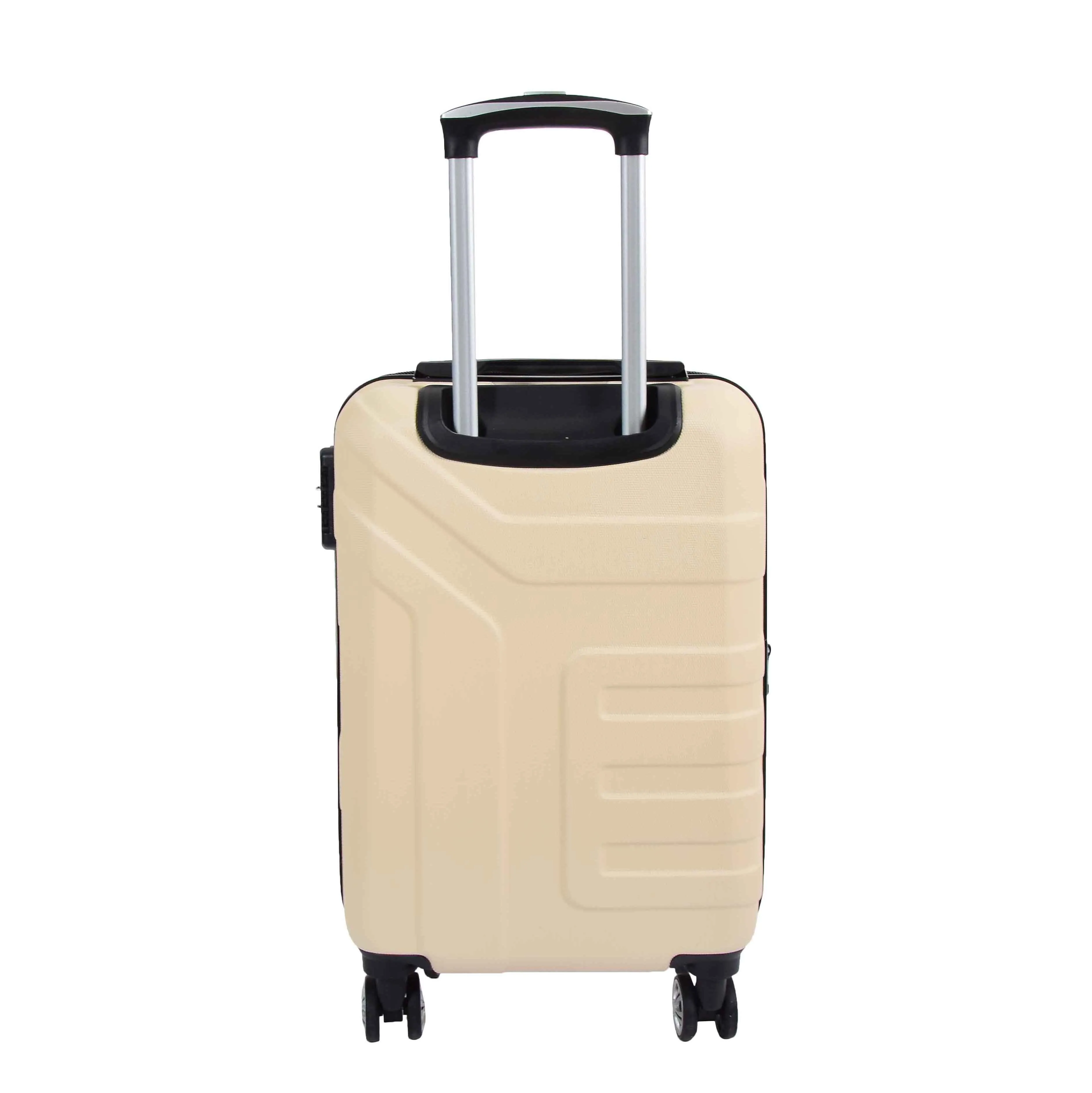 Expandable 4 Wheeled Cabin Hard Luggage Sydney Off White