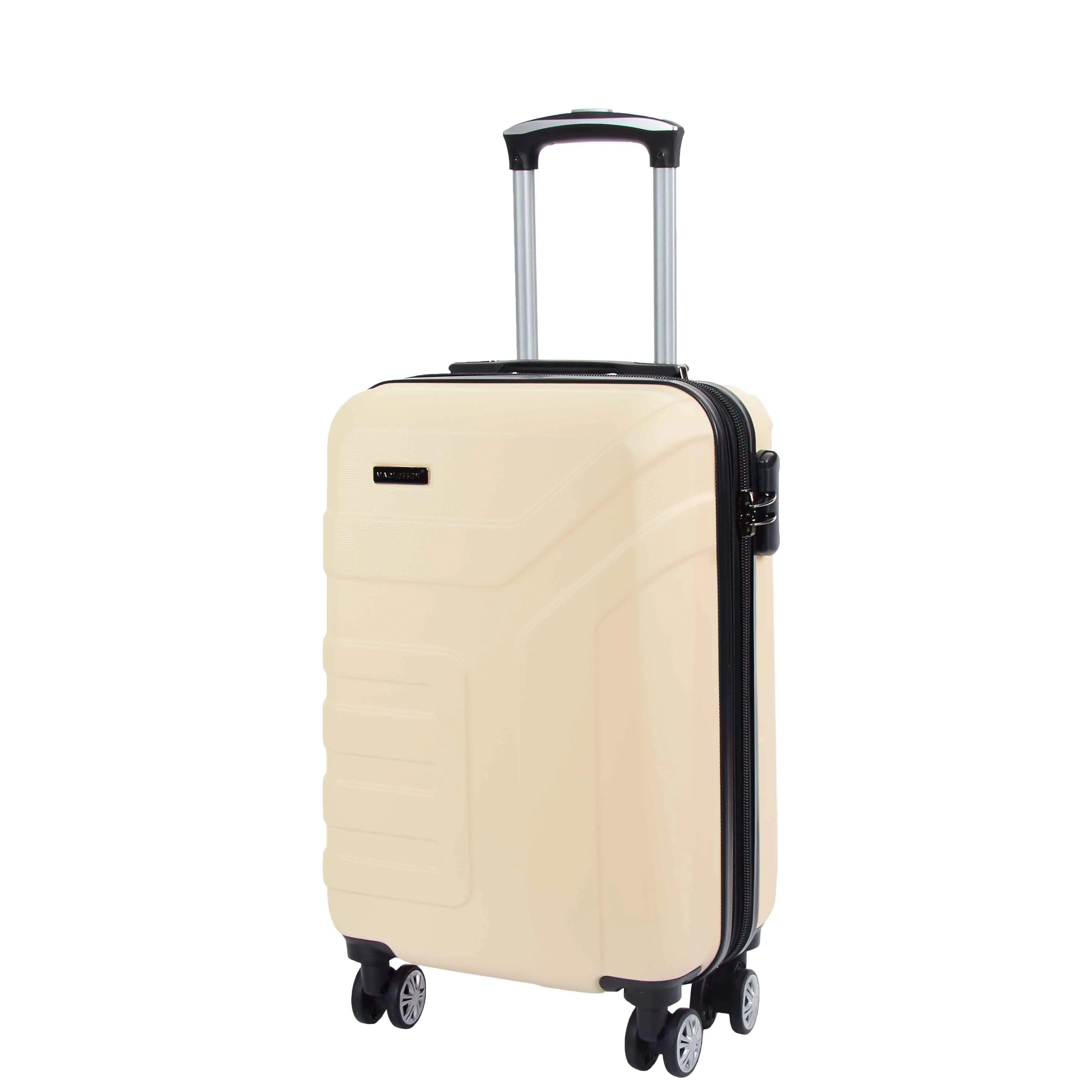 Expandable 4 Wheeled Cabin Hard Luggage Sydney Off White