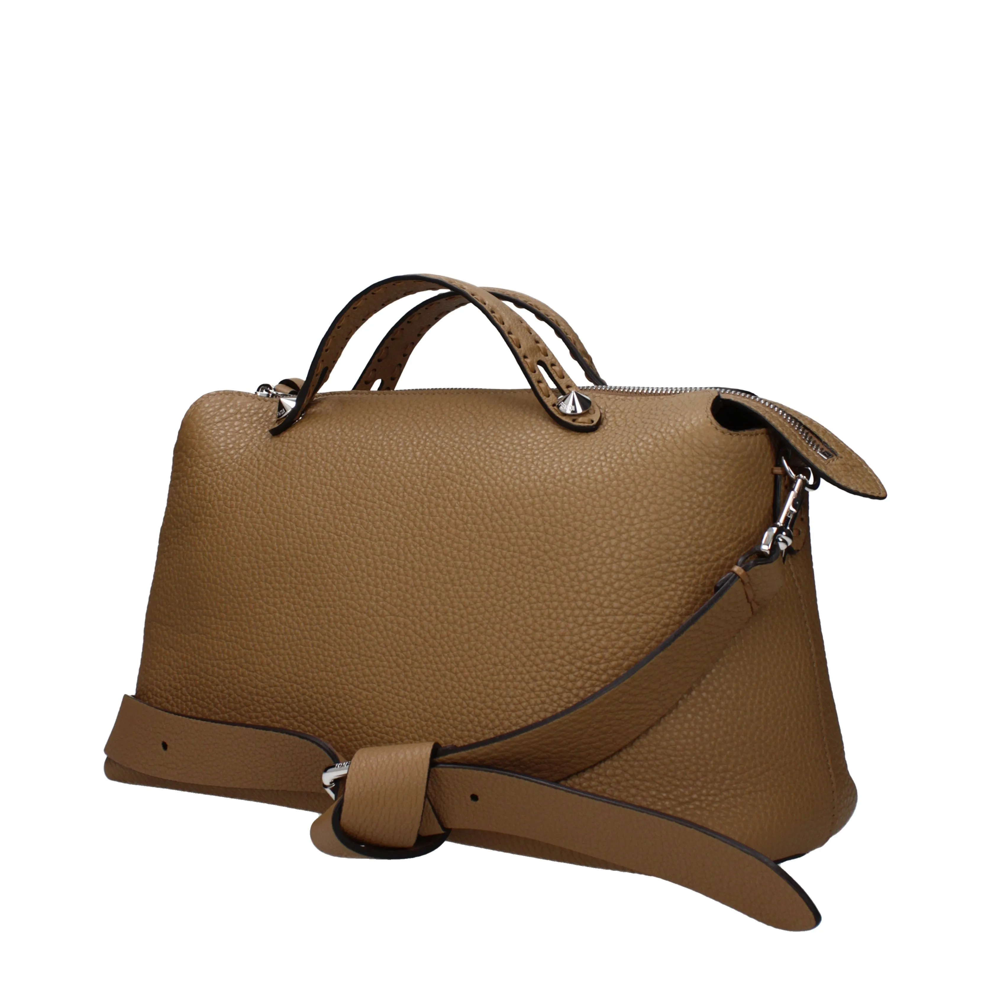 Fendi Handbags By the way Women Leather Beige/Leather