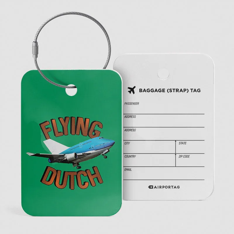 Flying Dutch Plane - Luggage Tag