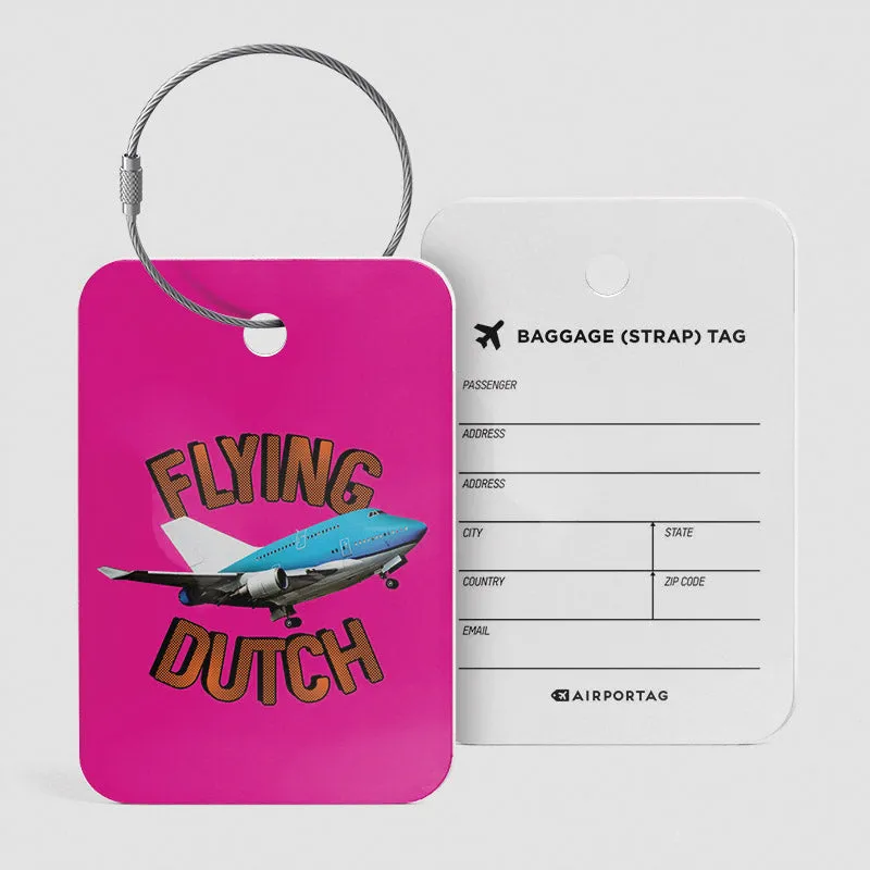 Flying Dutch Plane - Luggage Tag