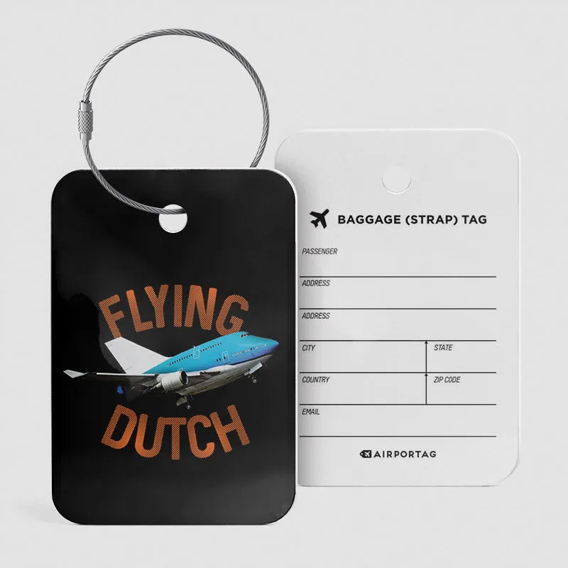 Flying Dutch Plane - Luggage Tag