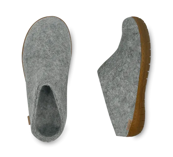 Glerups Slip on - Honey Rubber Sole