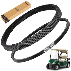 Golf Cart Clutch Drive Belt & Starter Generator Belt Kit for EZGO TXT RXV - 10L0L