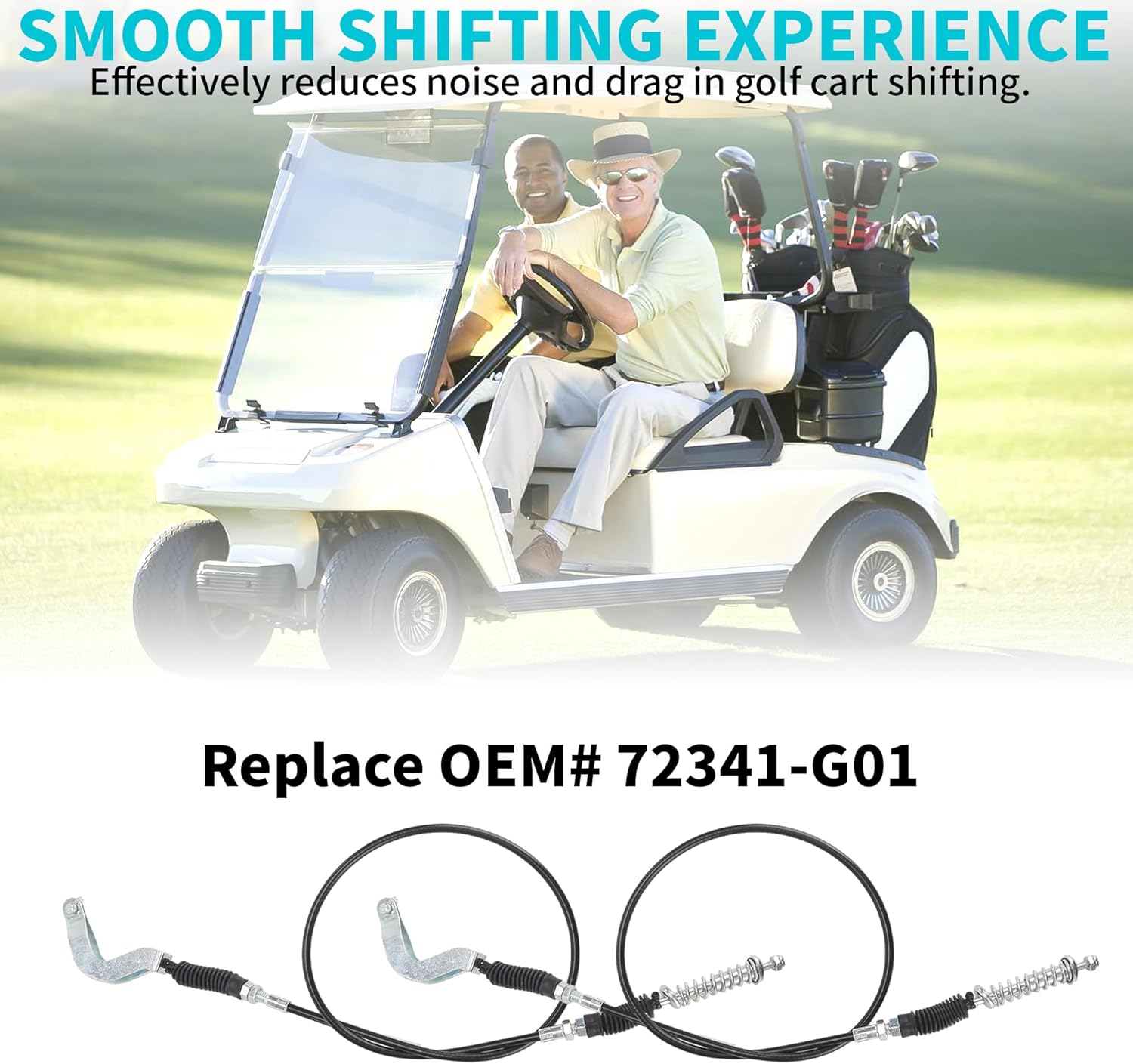 Golf Cart Forward & Reverse Transmission Shift Cable for EZGO TXT 1996-2001 - 10L0L