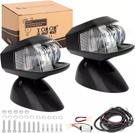 Golf Cart Head Light Kit for EZGO TXT Club Car DS & Precedent - 10L0L