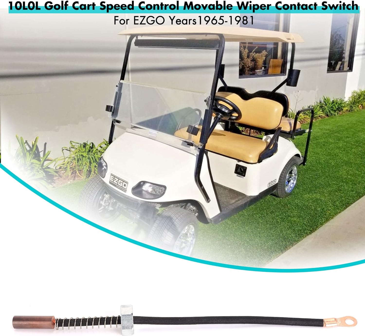 Golf Cart Speed Control Movable Wiper Contact Switch for EZGO 1965-1981 - 10L0L