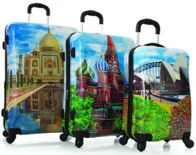 Heys Wonders Of The World 3-Piece Luggage Set 