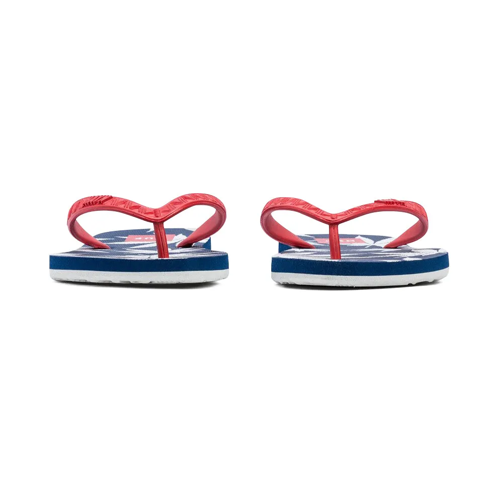 HUF X HAYN PLANTLIFE SLIPPERS // RED/WHITE/BLUE