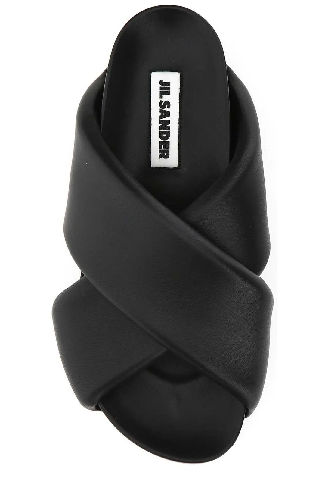 Jil Sander Cross-Strap Slip-On Sandals