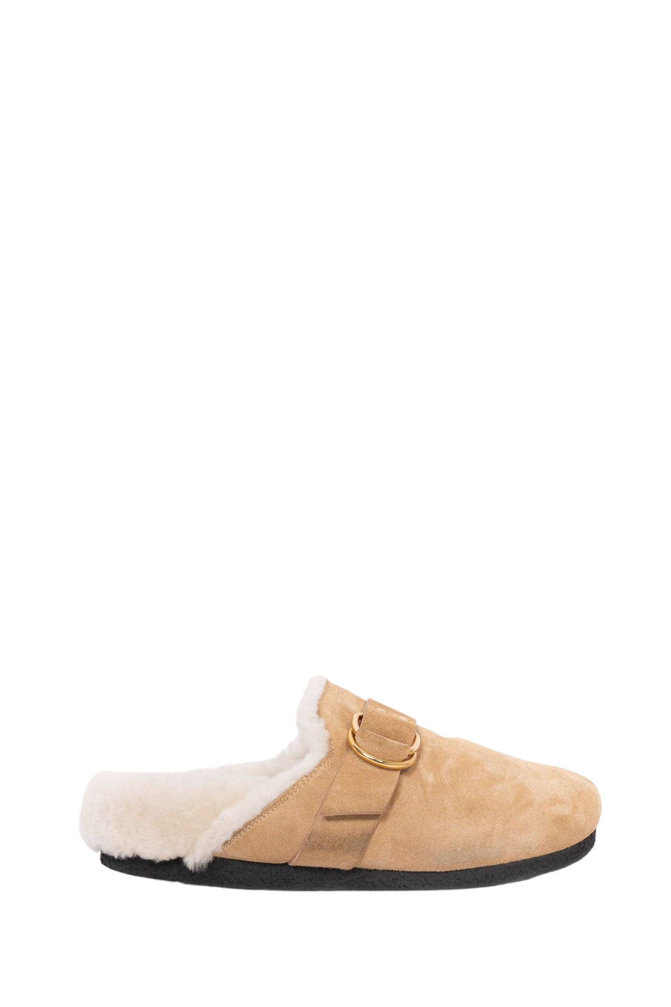 Joseph Beige/Cream Sherpa/Suede Loafers Size 40