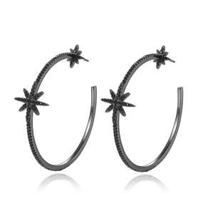 Kinsley Black Hoops