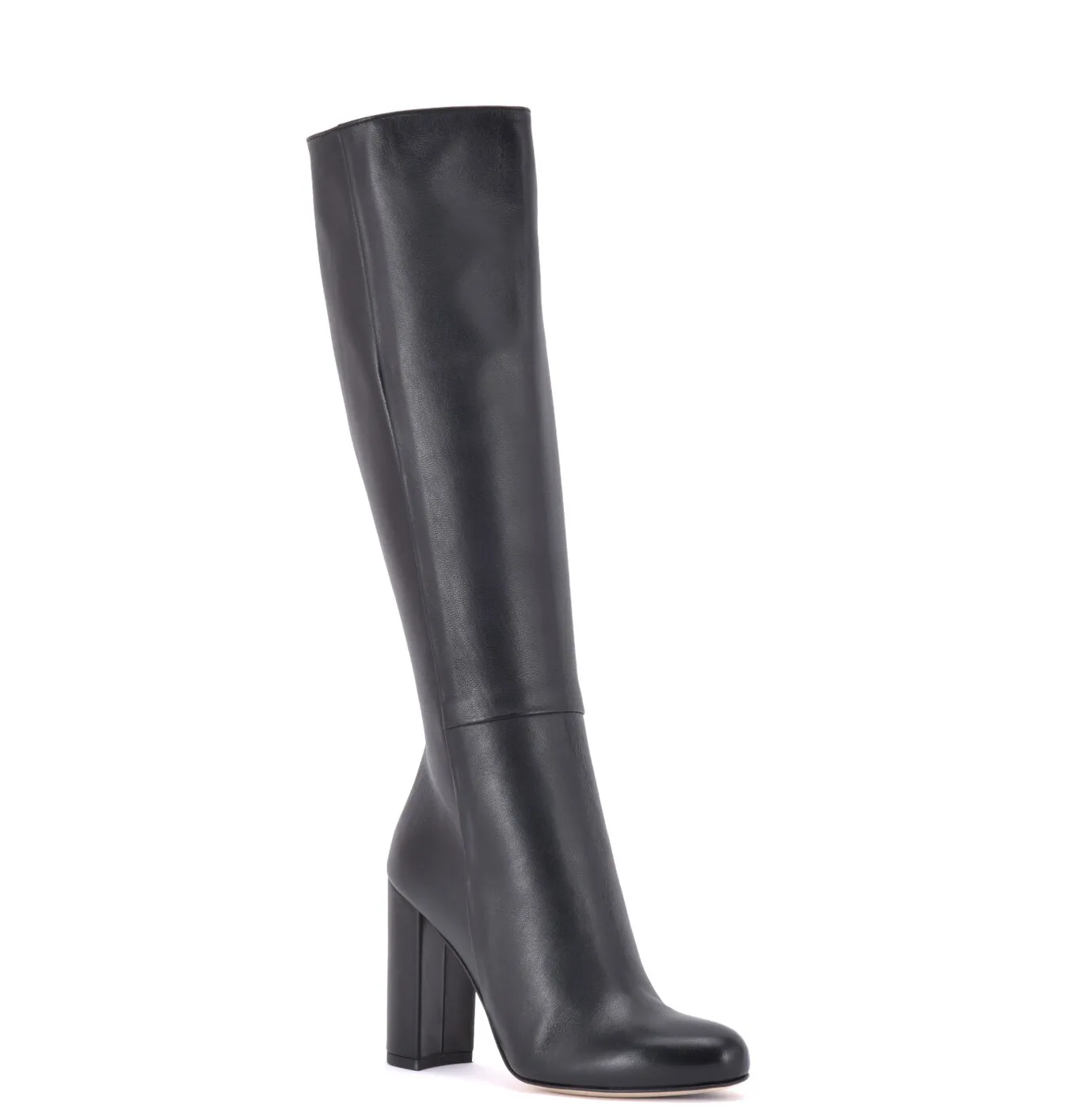 Knee high boots with 10cm  heels in real leather