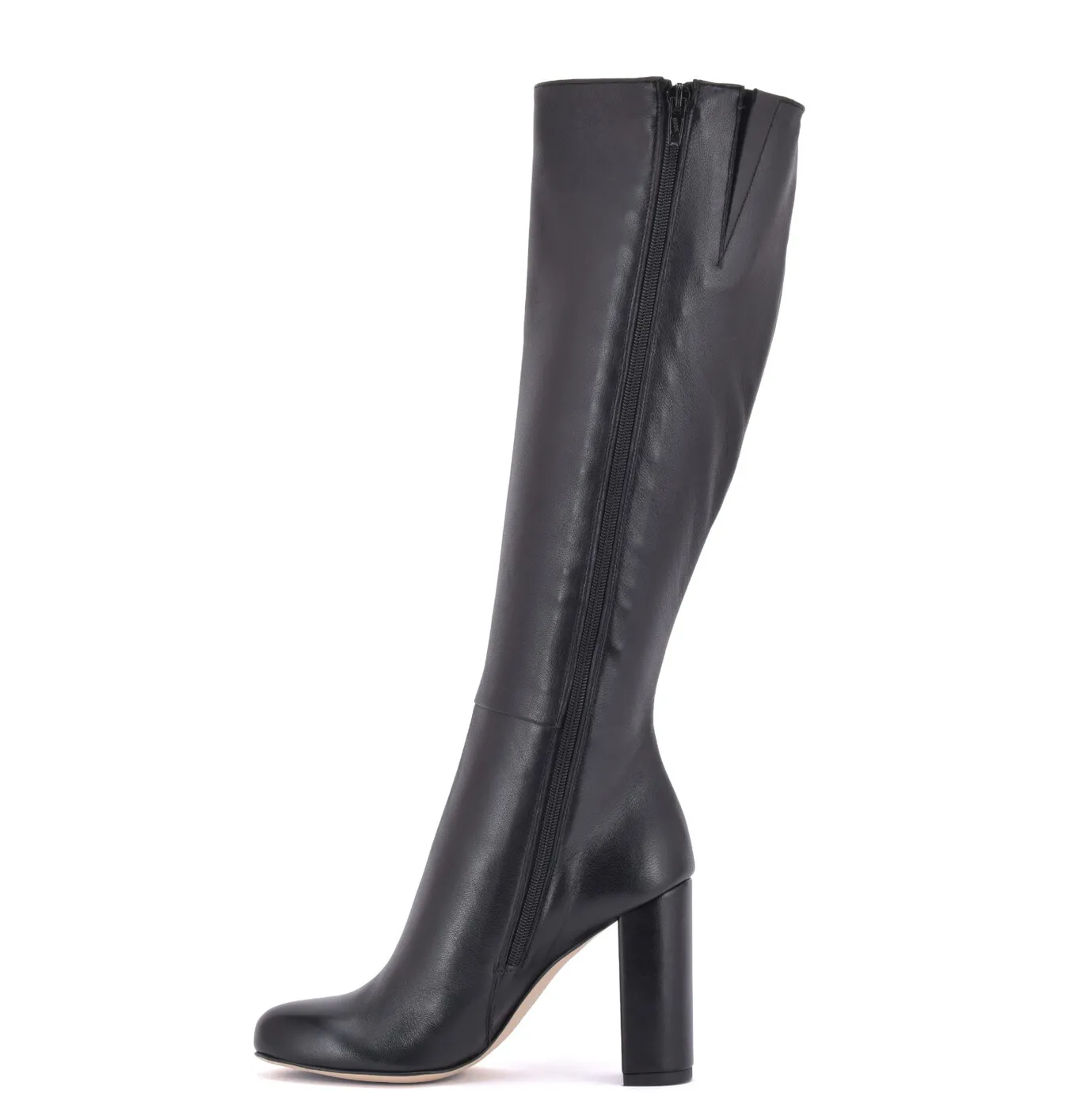 Knee high boots with 10cm  heels in real leather