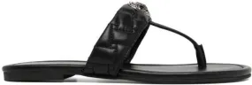 Kurt Geiger London Kensington flat sandals Black