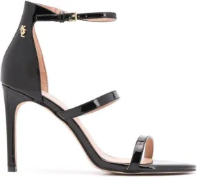 Kurt Geiger London Park Lane strap heeled sandals Black