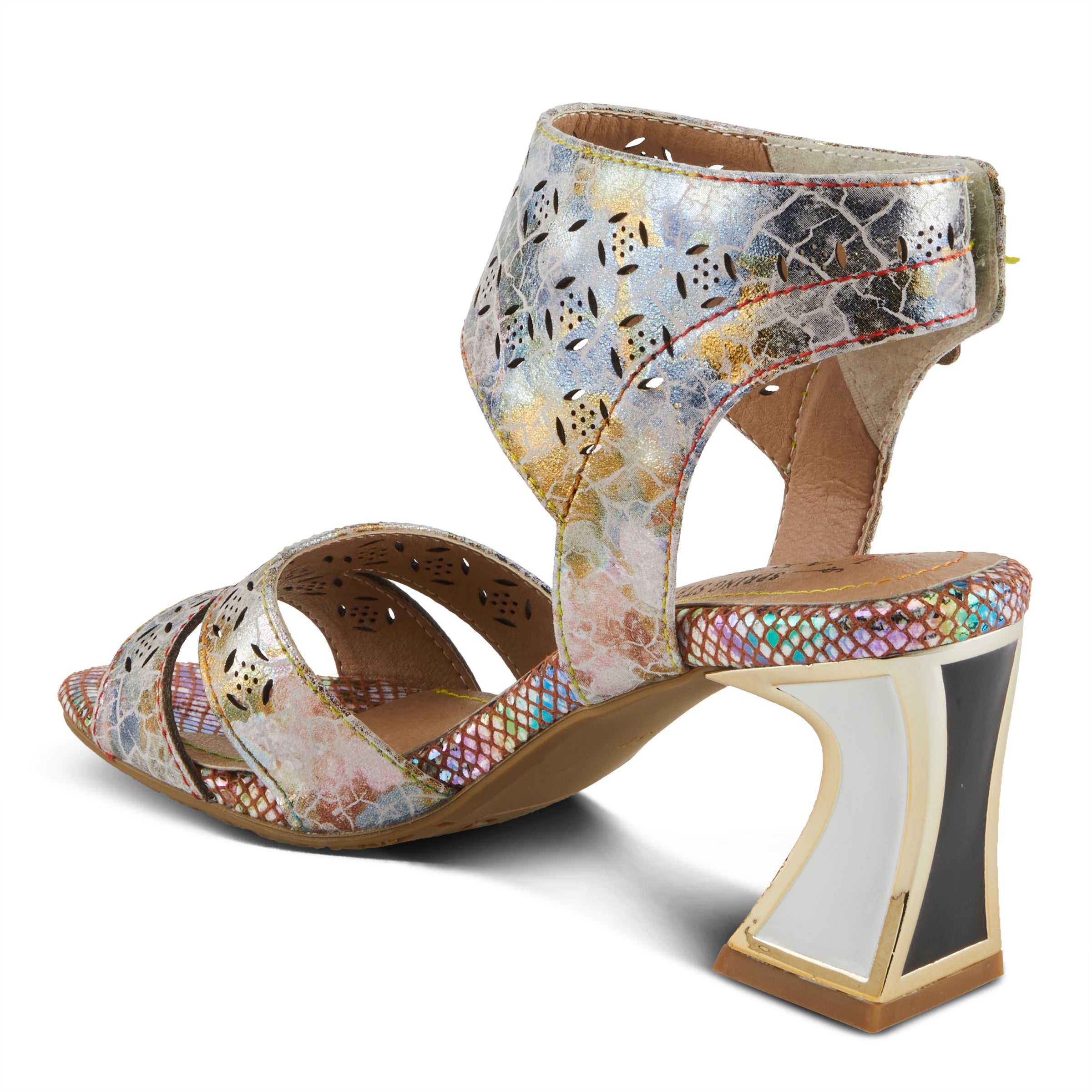 L'ARTISTE POSTER-METAL SANDALS