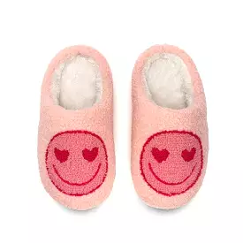 Living Royal Pink Happy Slippers