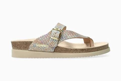 Mephisto Womens Helen Sandals - Multicoloured Reptilia