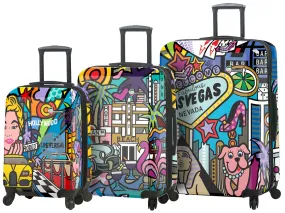 Mia Toro Jozza Life Style 3-Piece Luggage Set 