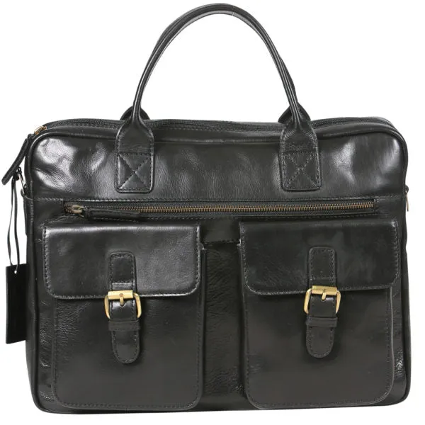 Modapelle Men's Vintage Leather Satchels 3916