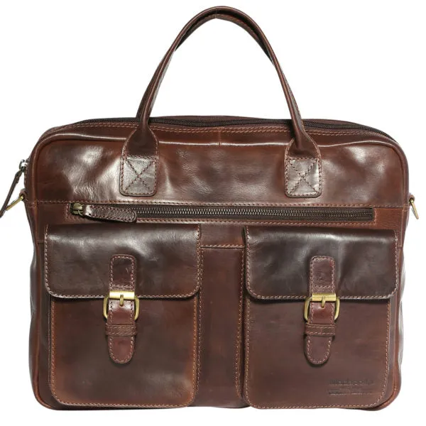 Modapelle Men's Vintage Leather Satchels 3916