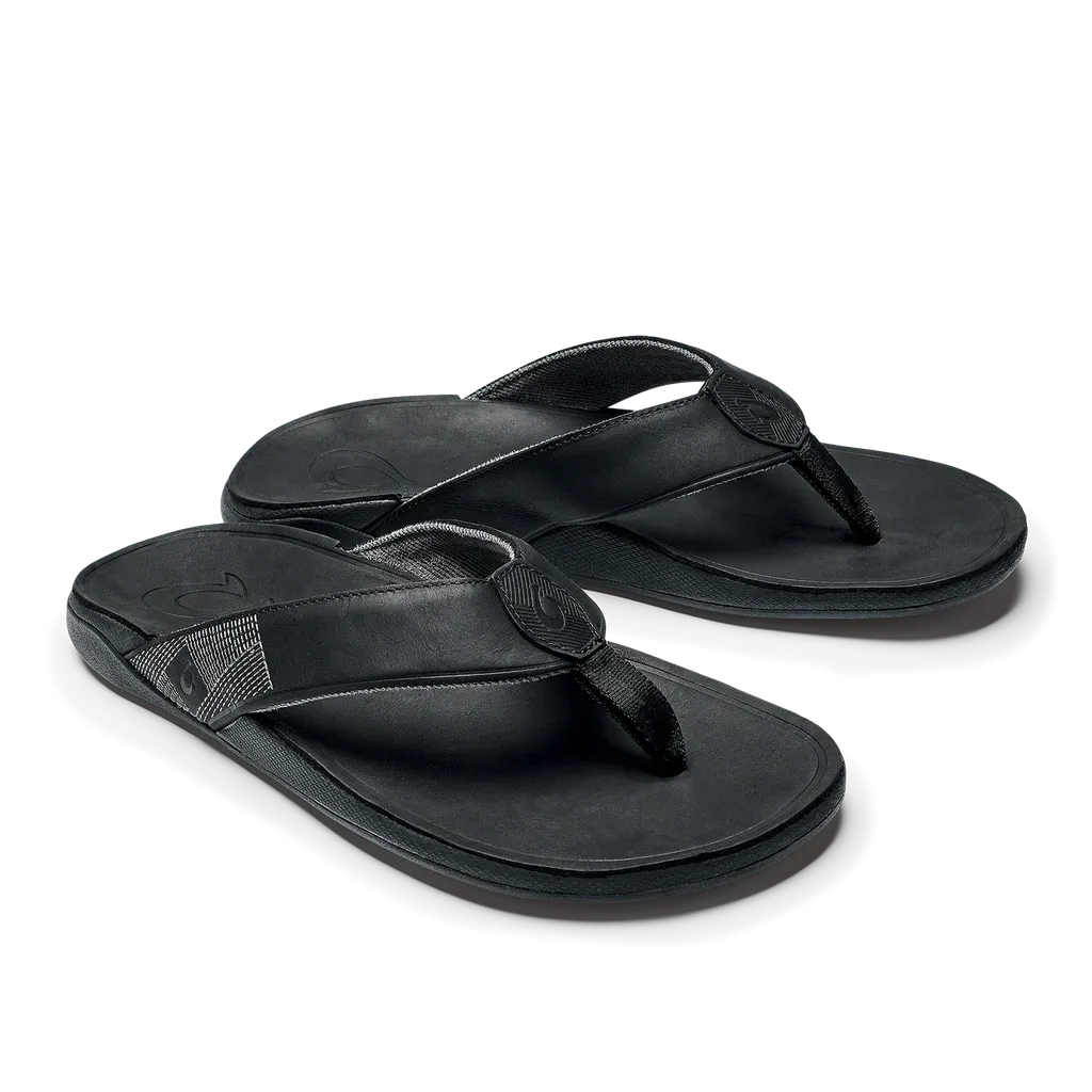 OluKai Tuahine Leather Sandals Men's